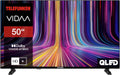 Telefunken QLED VIDAA QU50VP750S Smart TV 50 tum 4K UHD, HDR med Dolby Vision, Dolby Atmos, trippel tuner och 6 månader HD+ ingår, svart