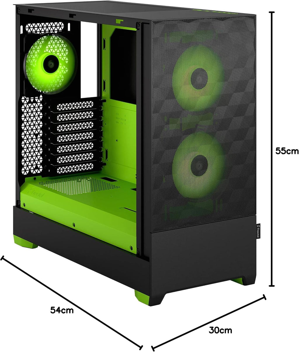Fractal Design Pop Mini Silent FD-C-POS1M-01 Datorchassi, Svart, 432 x 215 x 393 mm