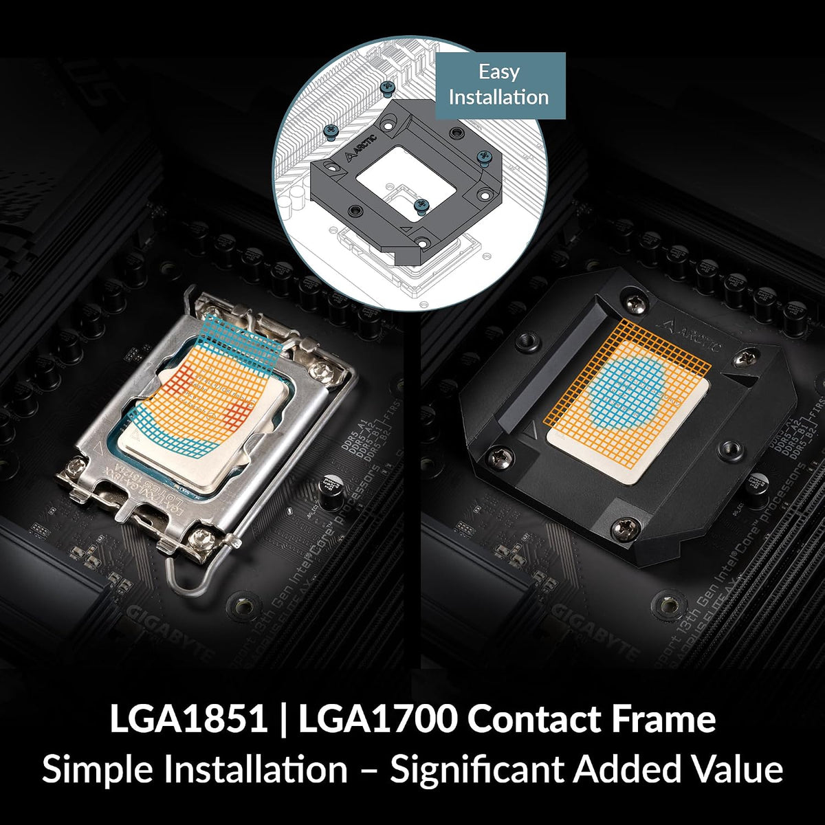 ARCTIC Freezer 36 A-RGB - Vit - Single-tower CPU-kylare med push-pull, två tryckoptimerade 120 mm P-fläktar och ARGB-belysning, fluiddynamiskt lager