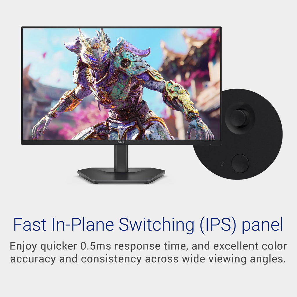 Dell 27 240Hz Gaming Monitor - SE2726HG - 27-inch FHD (1920x1080) 240Hz Display, in-Plane Switching (IPS) Technology, AMD FreeSync Premium, TÜV 3-Star, 2X HDMI, DisplayPort 1.4, Tilt