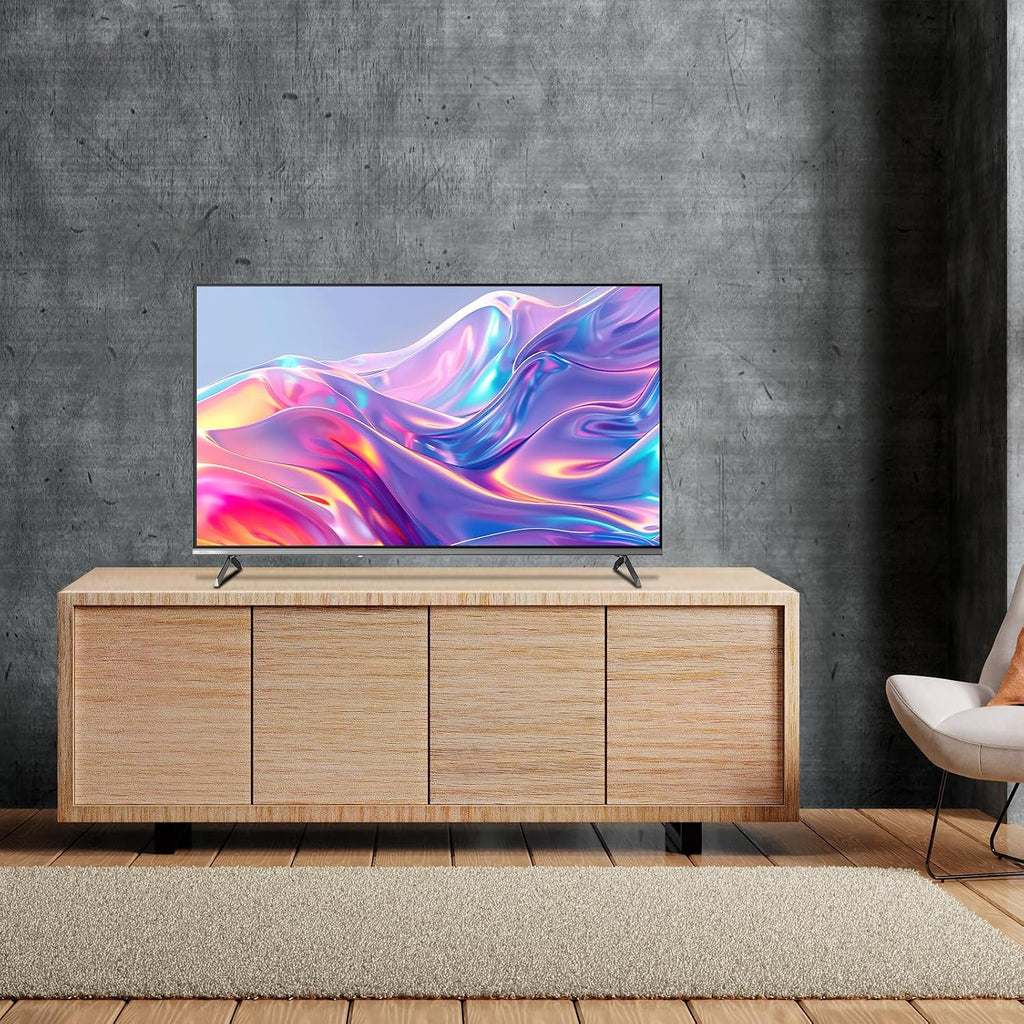 Google QLED 4K UHD CHiQ 50QA10 50" HDR10, VRR och ALLM ultratunn ramlös Dolby Audio Wi-FI dubbelband