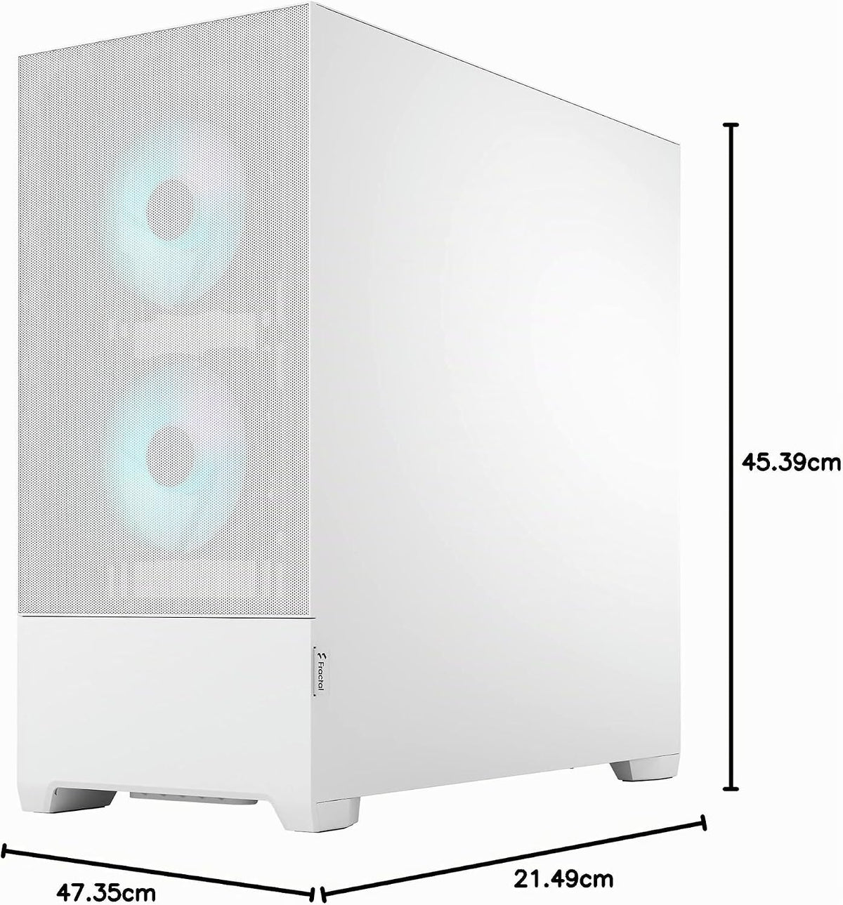 Fractal Design Pop Mini Silent FD-C-POS1M-01 Datorchassi, Svart, 432 x 215 x 393 mm