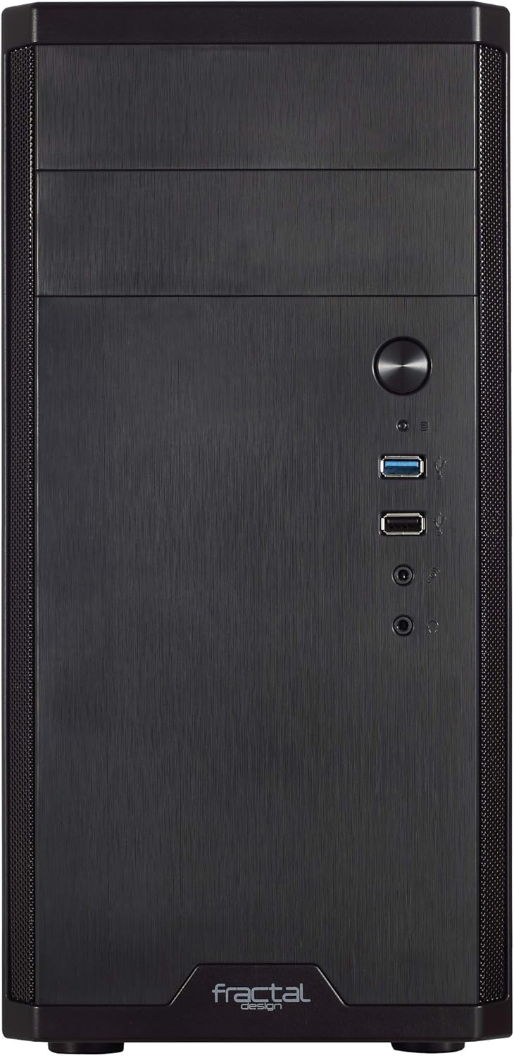 Fractal Design Core 1100 - mATX - 1x 120mm Silent Fläkt ingår - Borstad Aluminium - Svart