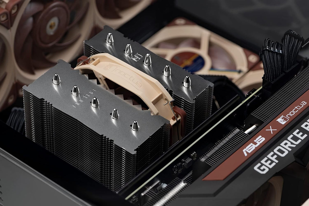 Noctua NH-D12L, Tyst Högpresterande CPU-kylare med Dubbla Torn