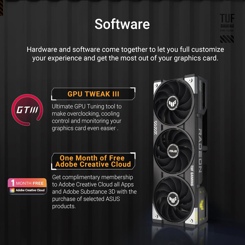 ASUS Dual Radeon RX9060XT 16G GDDR6 vitt spelgrafikkort (AMD Radeon RX9060XT, AMD RDNA 4 arkitektur, 2,5-slot design, DUAL BIOS, PCIe 5.0, 1x HMDI 2.1b, 2X DisplayPort 2.1a, vit)