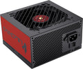 Mars Gaming MPVU750SI, ATX Nätaggregat 750W, 10 Års Garanti, 80 Plus Silver, +87% Effektivitet, AI2-RPM, DC-DC och SMD Tekniker, Aktiv PFC, Japanska Toshin Kyogo Kondensatorer 105º, Röd