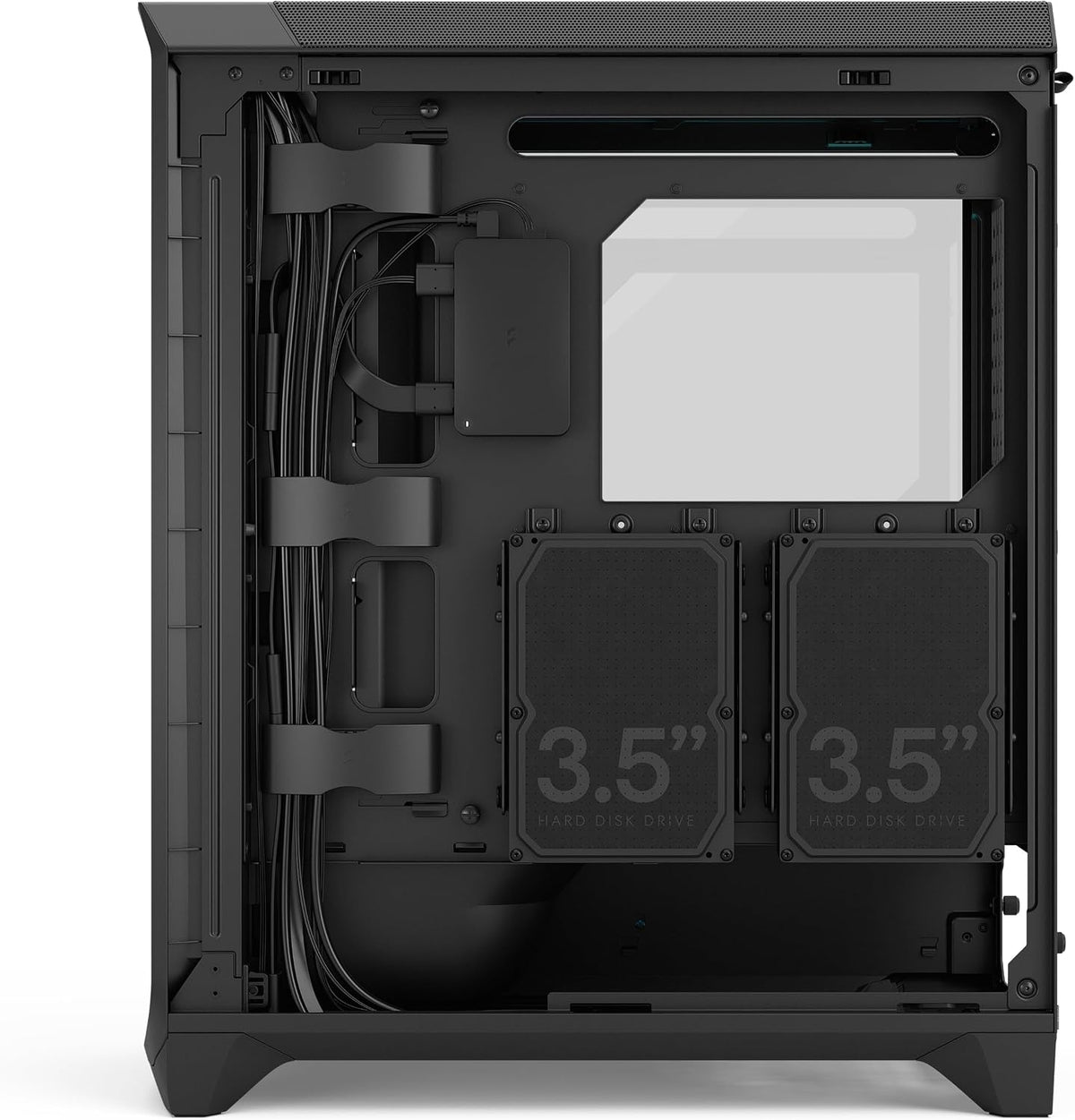 Fractal Design Meshify 3 XL Vit Tempered Glass Klar Toning - Gamingdatorchassi – Meshfront – Tre Momentum 14-fläktar ingår – GPU-stöd upp till 512 mm längd – E-ATX/ATX/mATX-stöd