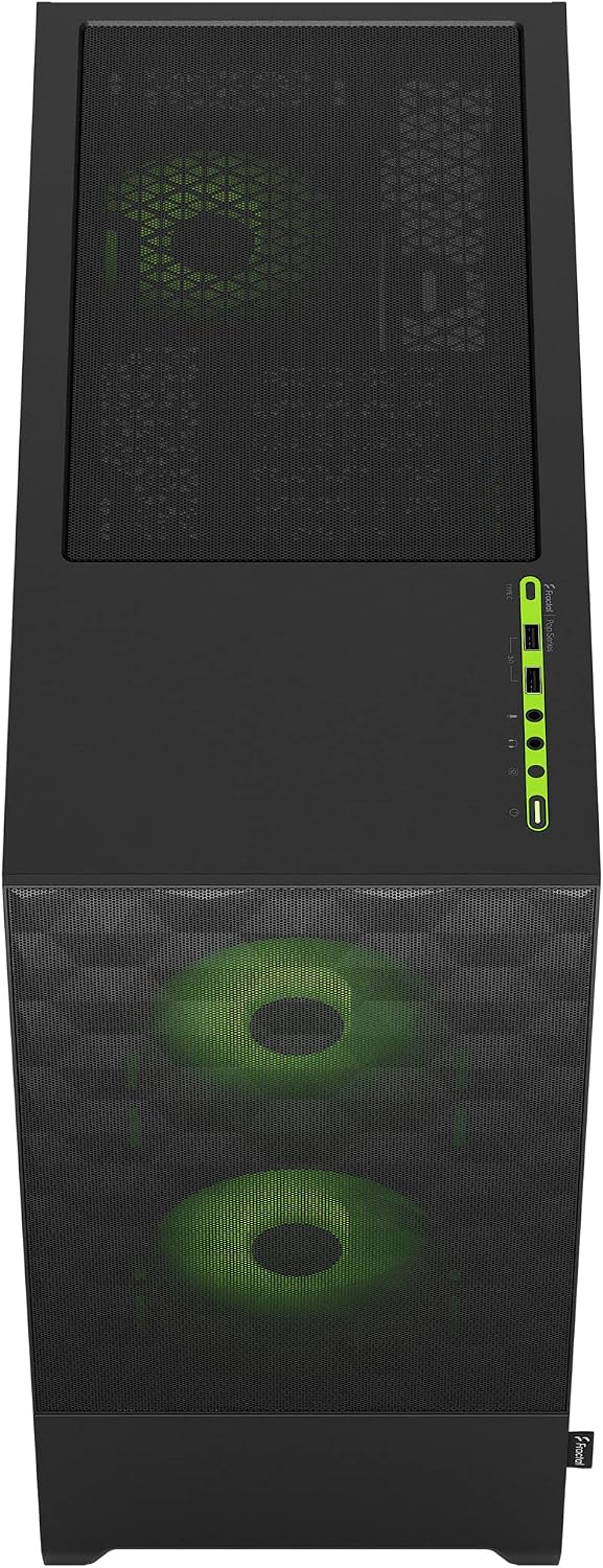 Fractal Design Pop Mini Silent FD-C-POS1M-01 Datorchassi, Svart, 432 x 215 x 393 mm