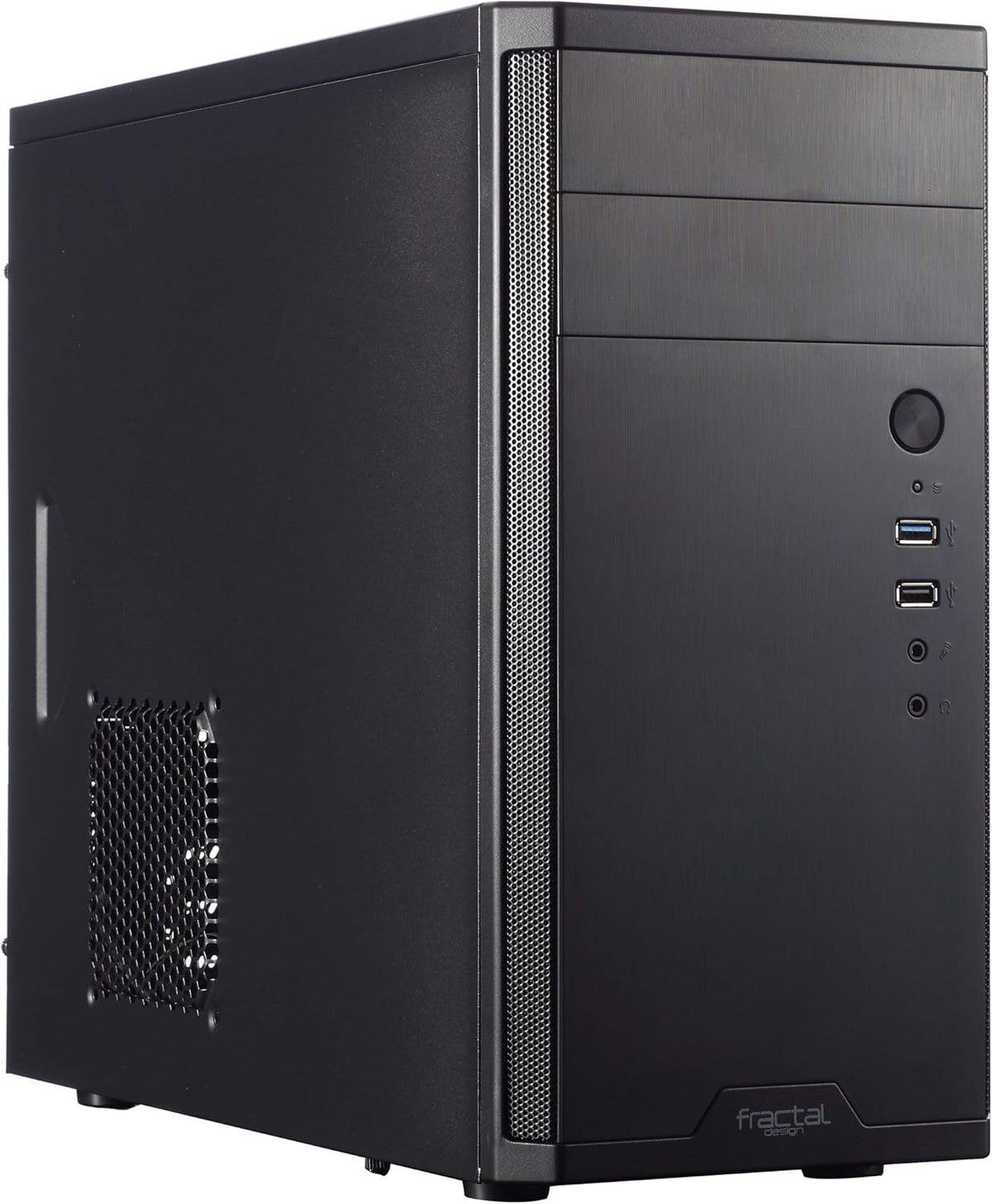 Fractal Design Core 1100 - mATX - 1x 120mm Silent Fläkt ingår - Borstad Aluminium - Svart