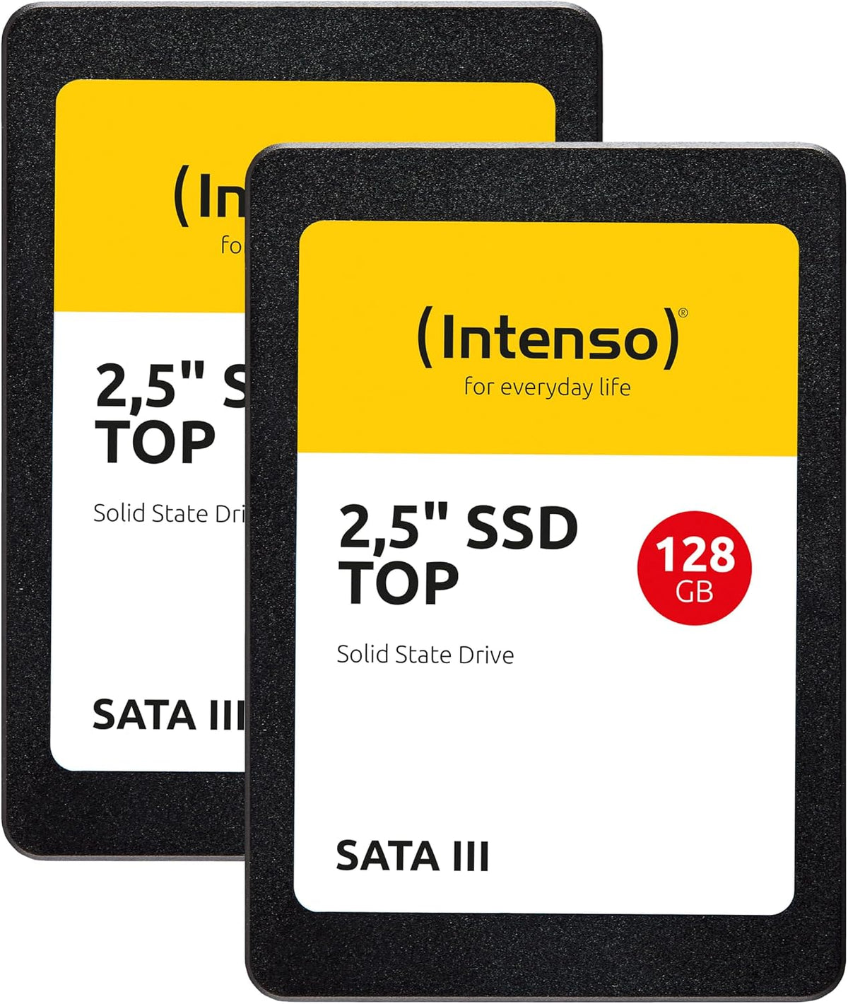 Intenso 2 x 128 GB intern 2,5 tum SSD SATA III Top – laptop och PC-hårddisk
