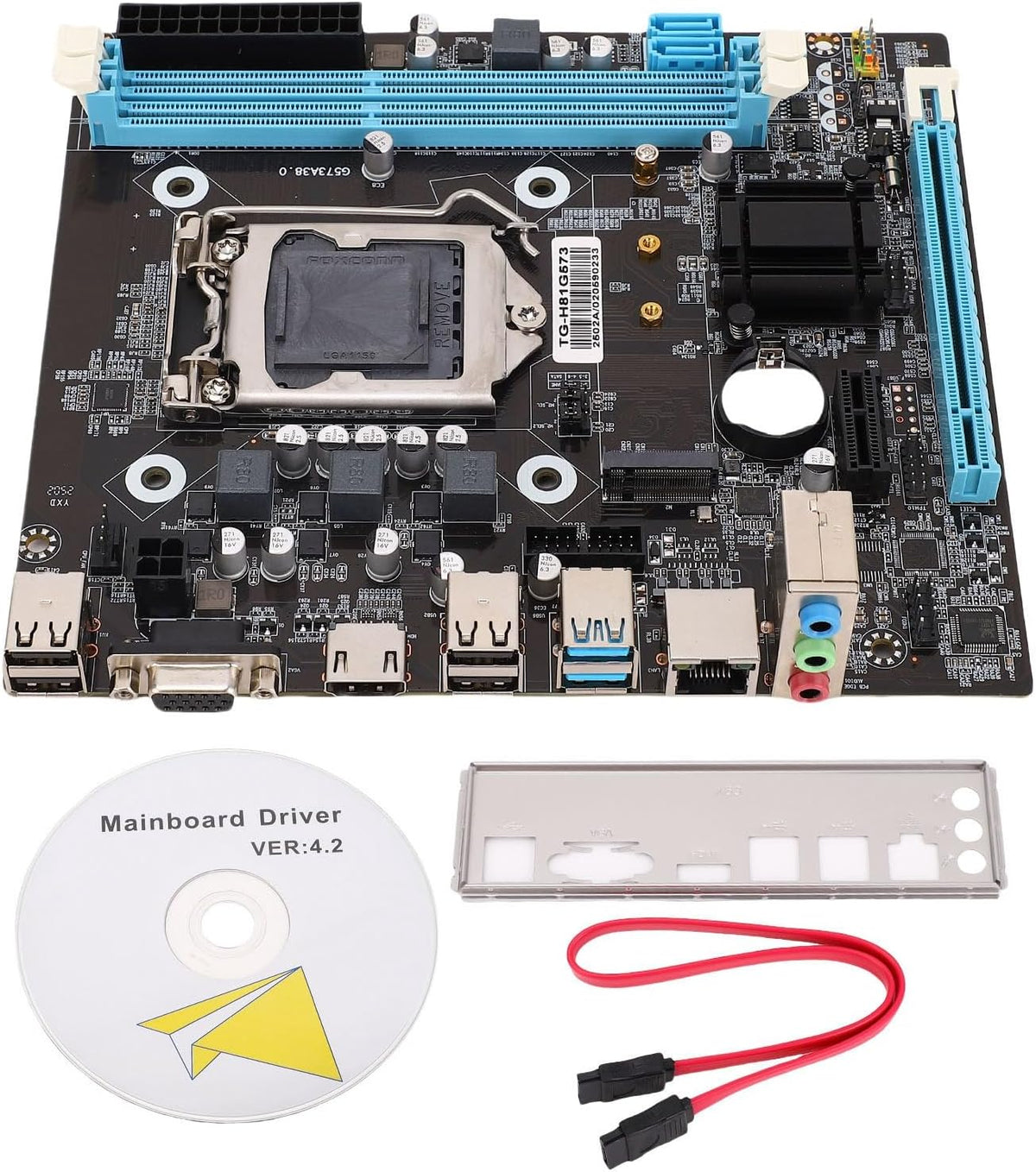 LGA 1150 Gaming Moderkort, 4 USB2.0, DDR3 1600MHz, M.2 NVMe NGFF, SATA3.0 6Gb per S, PCIe X16, RJ45 100Mbps LAN, HDMI, Micro ATX Moderkort för Core I3 I5 I7, för Core I3 V3 Xeon