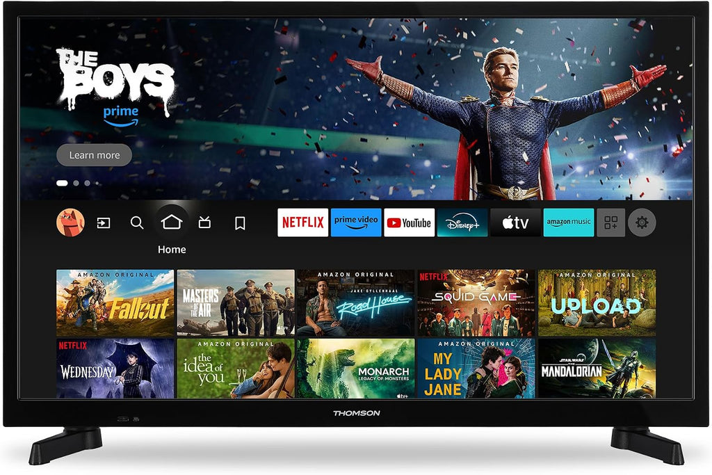 Thomson TV 50 tum (126 cm) 4K UHD Smart Fire TV, Alexa Röststyrning, Trippel tuner (DVB-T/T2/C/S/S2), Dolby Vision, Dolby Atmos, HDR10, HDMI 2.1, WiFi, Bluetooth - 50UF4S35