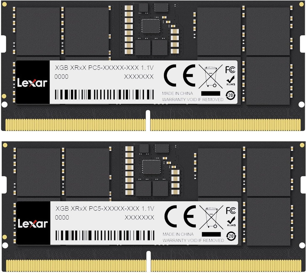 Lexar THOR DDR4 RAM 16GB kit 2x8GB 3 200 MHz, DRAM 288-Pin UDIMM Desktop Memory, XMP 2.0 Högpresterande Datorminne, CL16-18-18-38, 1.35V LD4BU008G-R3200GDXG, THOR 3200 MHz, 16GB Kit (2x8GB)