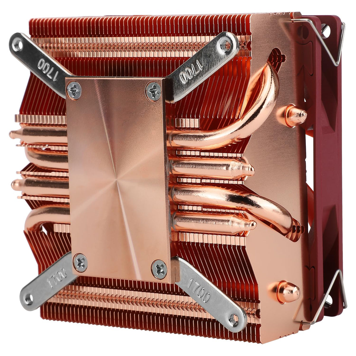 Thermalright TR AXP90-X47 CPU-luftkylare med låg profil, svart CPU-kylare med 90 mm PWM rak fläkt, 4 värmerör, höjd 47 mm, för AMD AM4 AM5/Intel LGA 1700/115X/1851