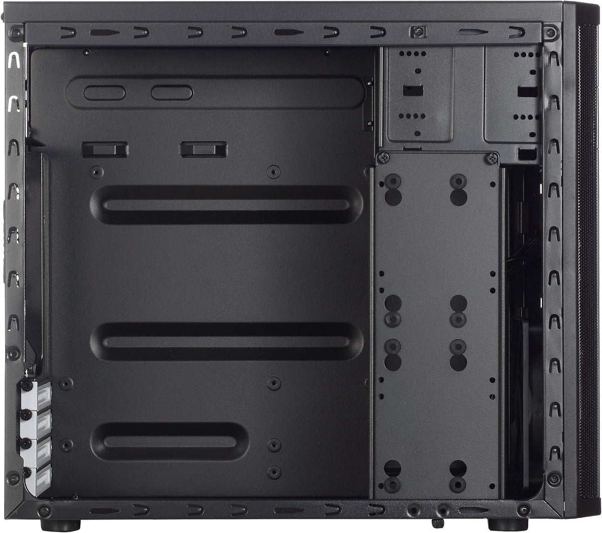 Fractal Design Core 1100 - mATX - 1x 120mm Silent Fläkt ingår - Borstad Aluminium - Svart