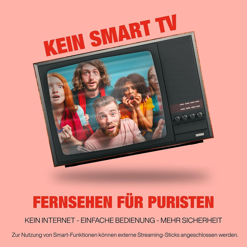 Telefunken QLED VIDAA QU50VP750S Smart TV 50 tum 4K UHD, HDR med Dolby Vision, Dolby Atmos, trippel tuner och 6 månader HD+ ingår, svart