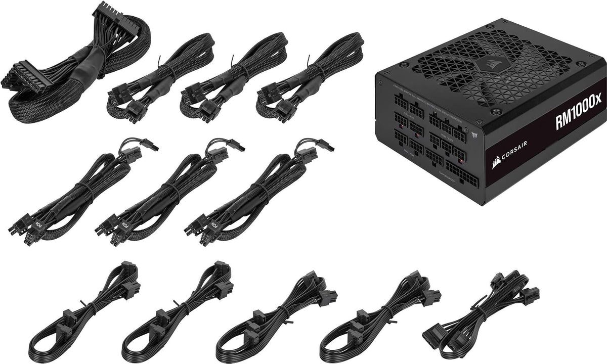 CORSAIR RM850x Helt Modulärt ATX-Strömaggregat Med Låg Ljudnivå – Svart