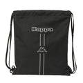 Backpack with Strings Kappa Dark Black 35 x 40 x 1 cm-0