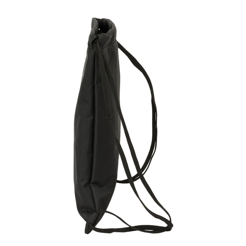 Backpack with Strings Kappa Dark Black 35 x 40 x 1 cm-1