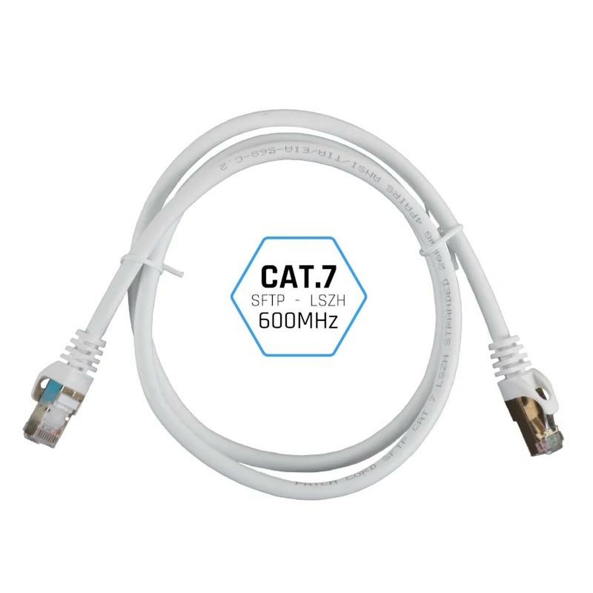 FTP Category 7 Rigid Network Cable iggual IGG318621 White 10 m-2