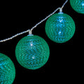 Wreath of LED Balls Krist+ Green 2 m Ø 5 cm-0