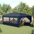 Vidaxl party tent 3x6 m blue-0