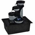 Vidaxl indoor fountain with LED lighting polyresin-0