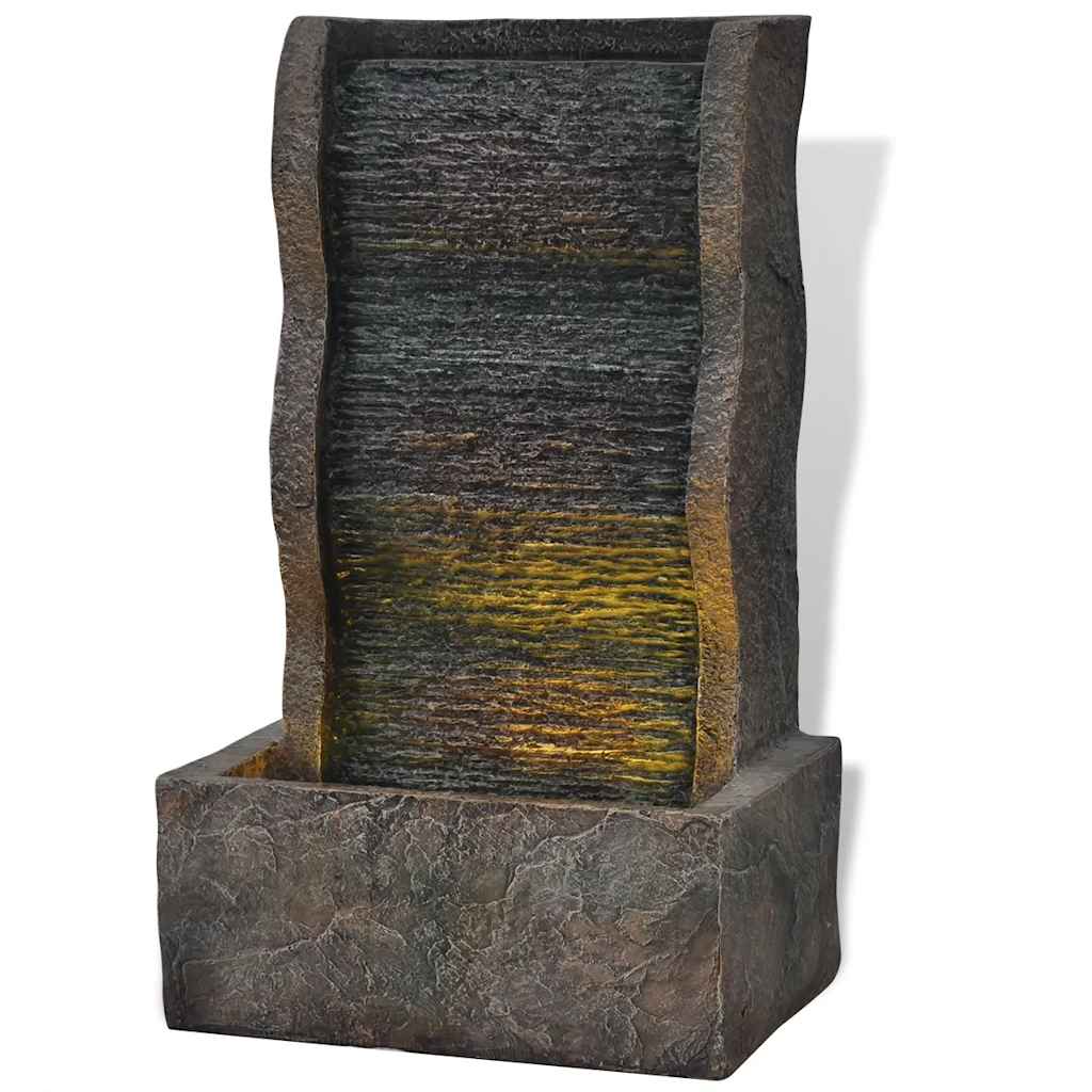 Vidaxl Indoor Fountain with LED Light Poly-Resin-0