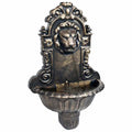 VidaXL wall fountain lion's head bronze-0