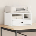 VidaXL printer cabinet 40x32x22.5 cm processed wood white-0