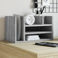 Vidaxx desk organizer 44.5x24x25 cm engineered wood gray sonoma oak-0