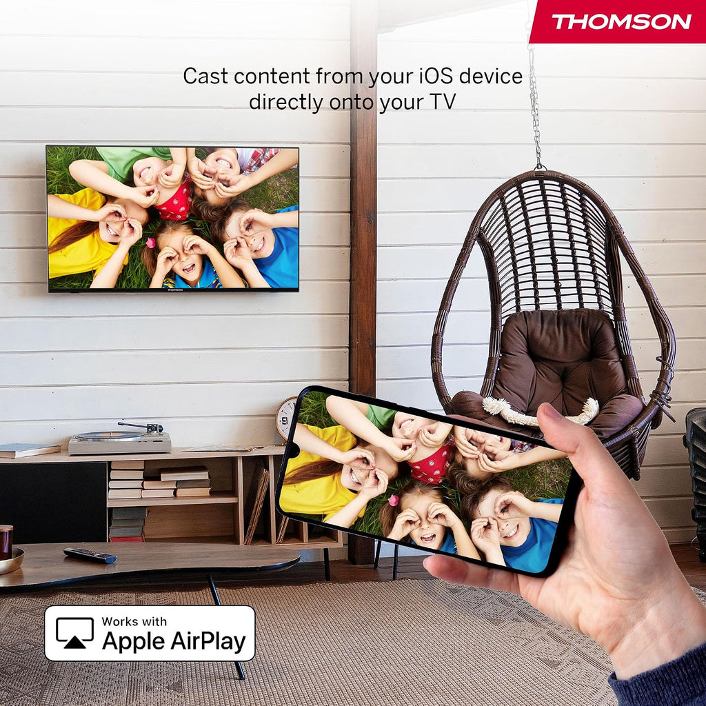Thomson TV 50 tum (126 cm) 4K UHD Smart Fire TV, Alexa Röststyrning, Trippel tuner (DVB-T/T2/C/S/S2), Dolby Vision, Dolby Atmos, HDR10, HDMI 2.1, WiFi, Bluetooth - 50UF4S35