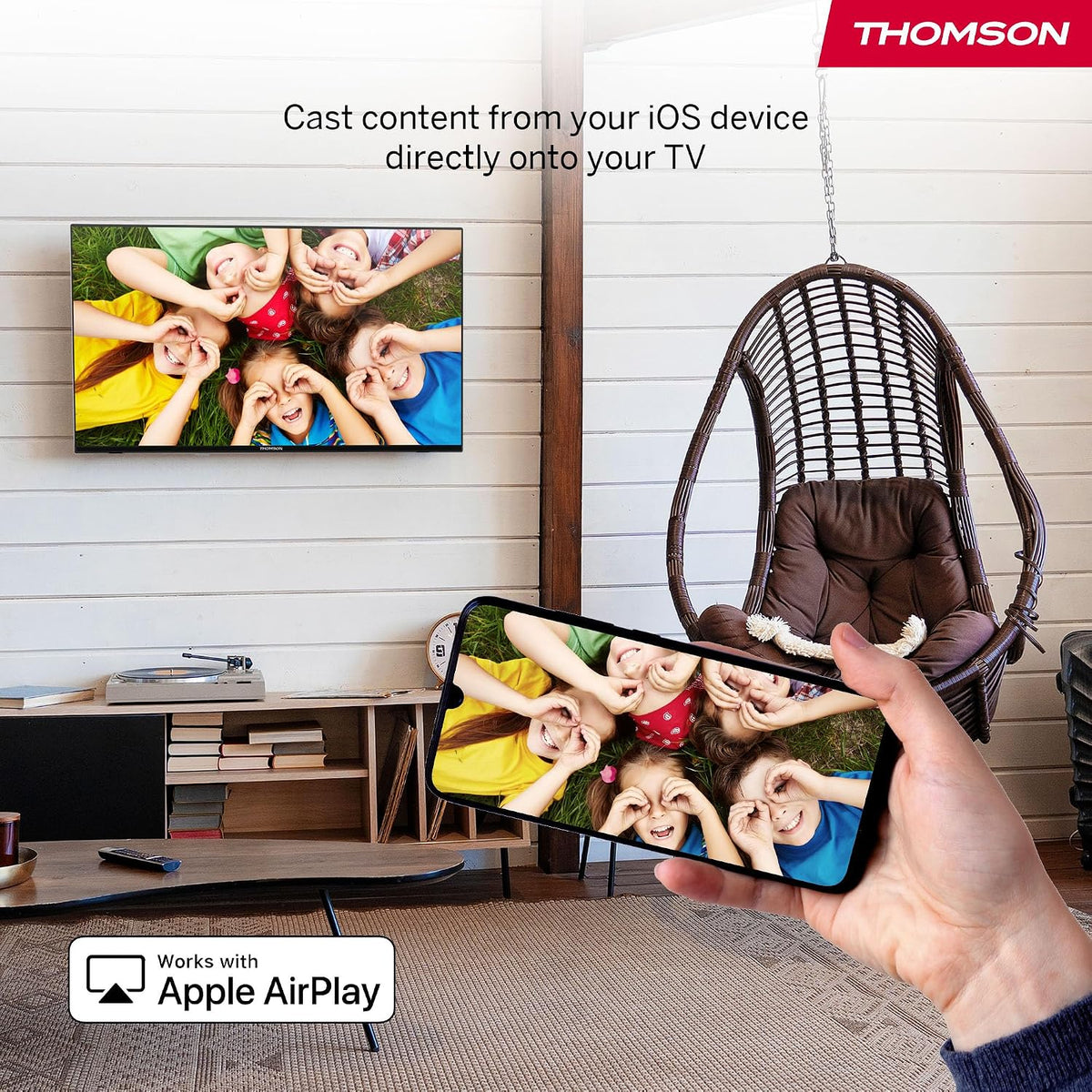 Thomson TV 50 tum (126 cm) 4K UHD Smart Fire TV, Alexa Röststyrning, Trippel tuner (DVB-T/T2/C/S/S2), Dolby Vision, Dolby Atmos, HDR10, HDMI 2.1, WiFi, Bluetooth - 50UF4S35