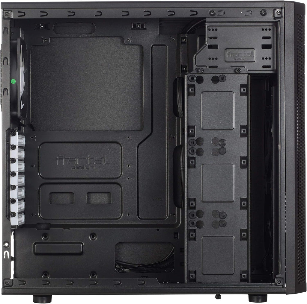 Fractal Design Core 1100 - mATX - 1x 120mm Silent Fläkt ingår - Borstad Aluminium - Svart