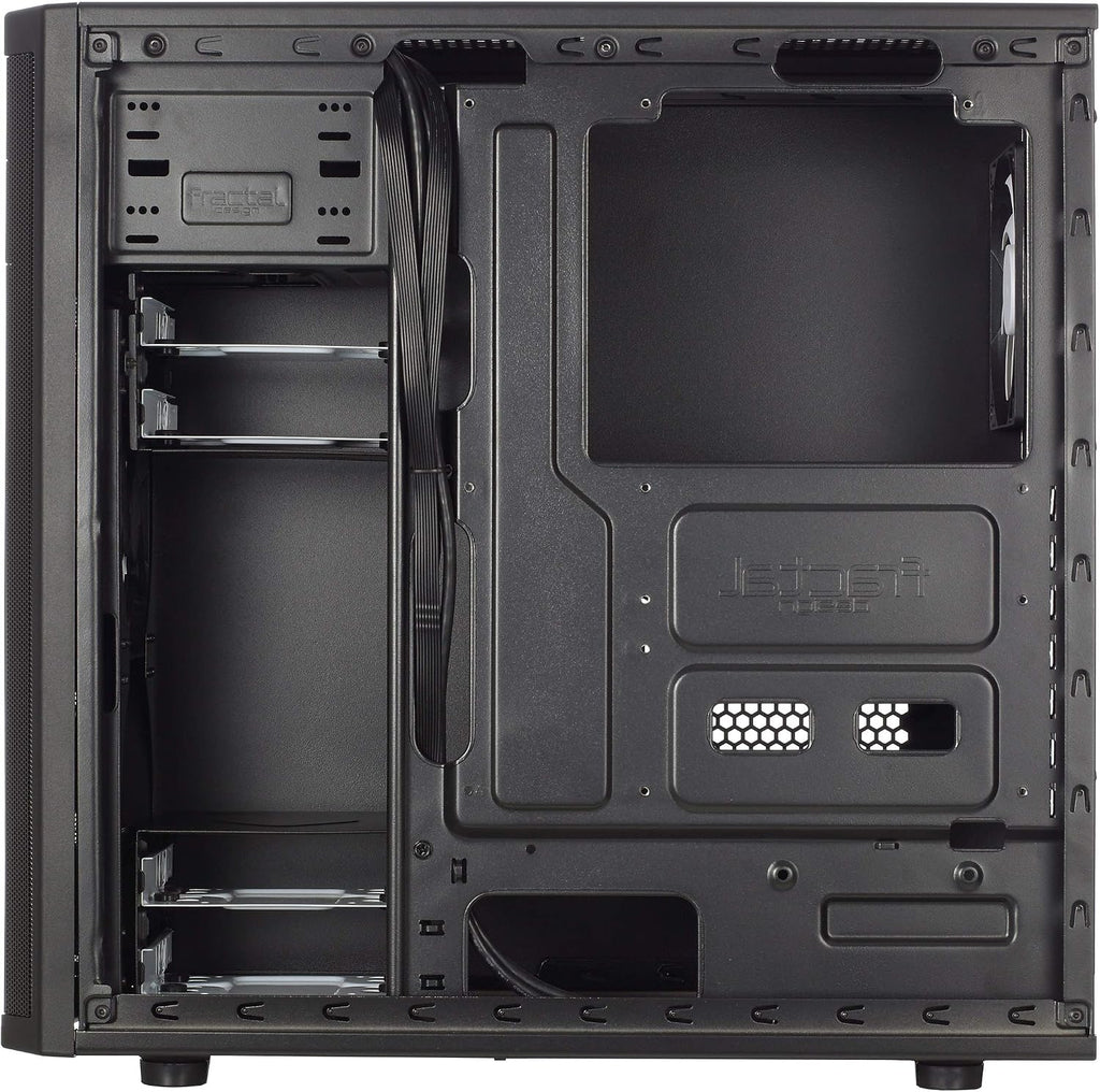 Fractal Design Core 1100 - mATX - 1x 120mm Silent Fläkt ingår - Borstad Aluminium - Svart