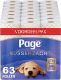 Page ® toilet paper - pillow soft toilet paper - 63 rolls - ultimate comfort - value pack-0