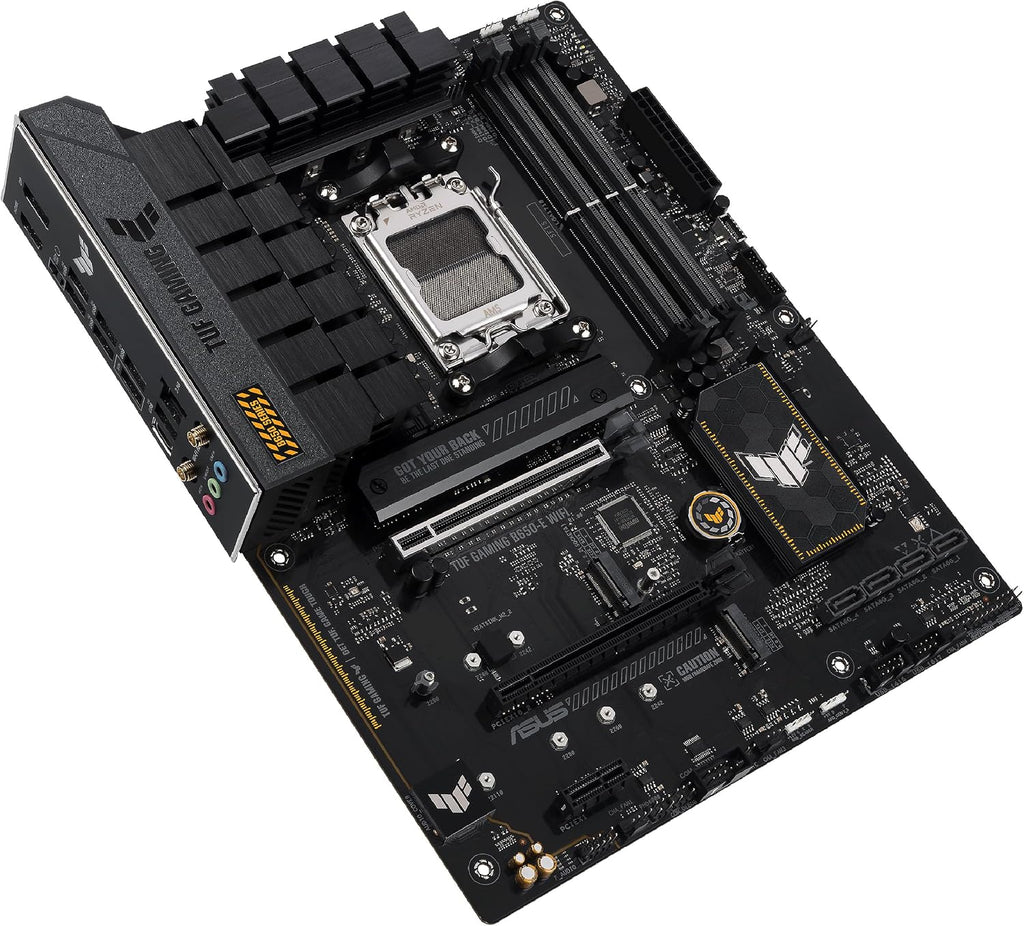Asus TUF GAMING B650-E WIFI, AMD B650, AM5, ATX, 4 DDR5, HDMI, DP, Wi-Fi 6E, 2.5G LAN, PCIe4, 3x M.2