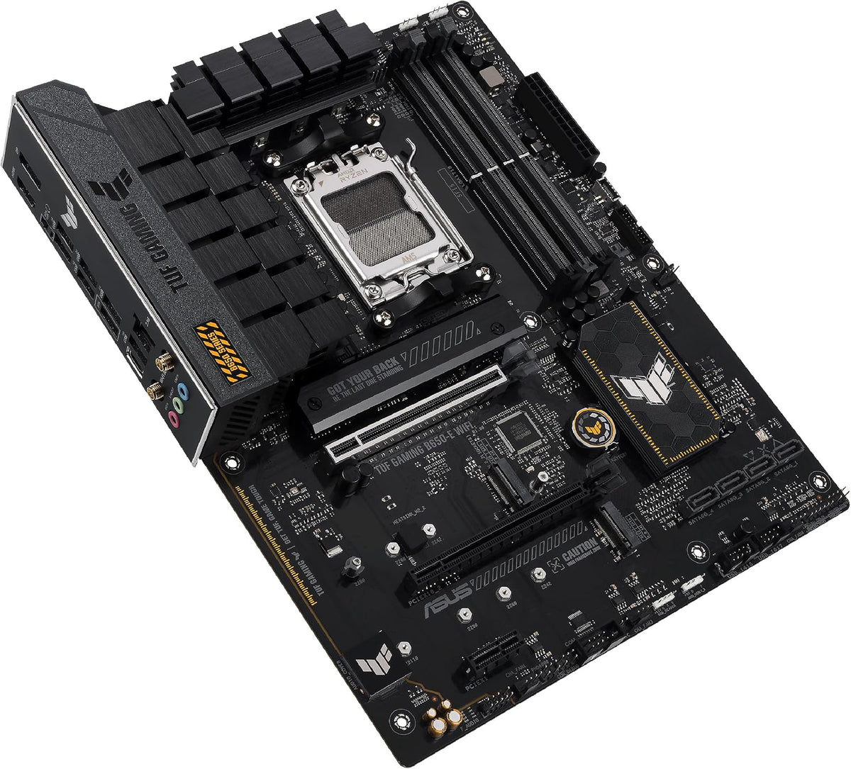 Asus TUF GAMING B650-E WIFI, AMD B650, AM5, ATX, 4 DDR5, HDMI, DP, Wi-Fi 6E, 2.5G LAN, PCIe4, 3x M.2