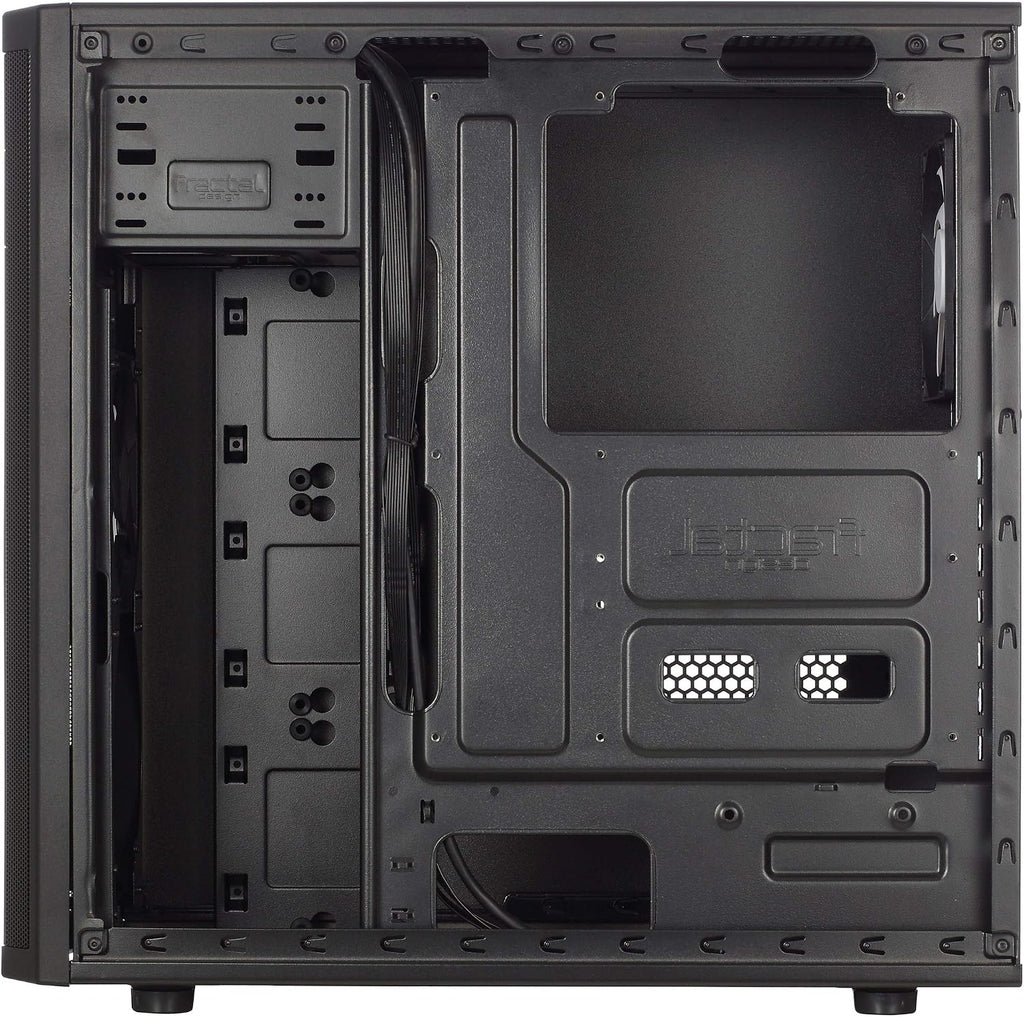 Fractal Design Core 1100 - mATX - 1x 120mm Silent Fläkt ingår - Borstad Aluminium - Svart