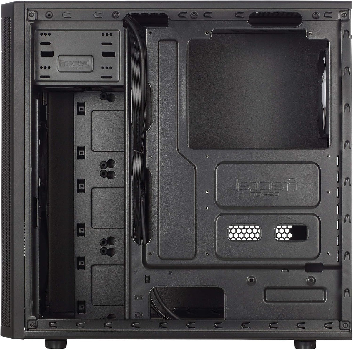 Fractal Design Core 1100 - mATX - 1x 120mm Silent Fläkt ingår - Borstad Aluminium - Svart