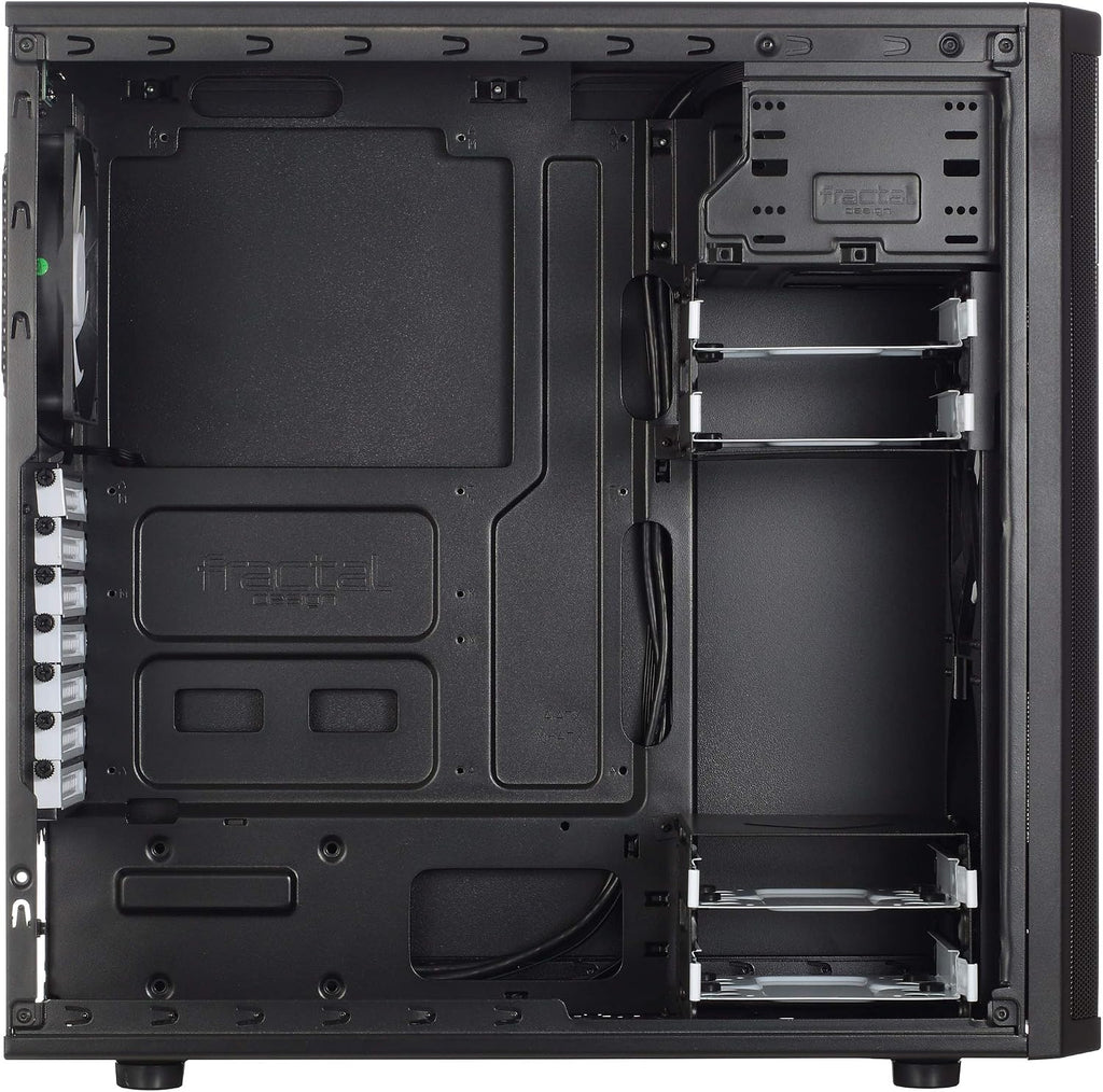 Fractal Design Core 1100 - mATX - 1x 120mm Silent Fläkt ingår - Borstad Aluminium - Svart