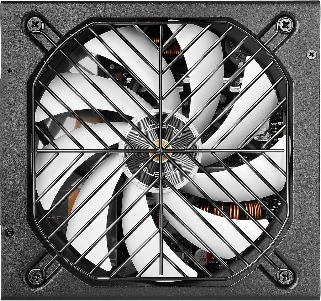 Tacens VALEO V 900M, ATX 3.1 Nätaggregat 900W, 10 Års Garanti, 80Plus Silver, AI2-RPM FDB 140mm Fläkt, Japanska Kondensatorer 105°C, Modulär Kabeldragning, PCIe 5.1 och 12V 2x6, Svart
