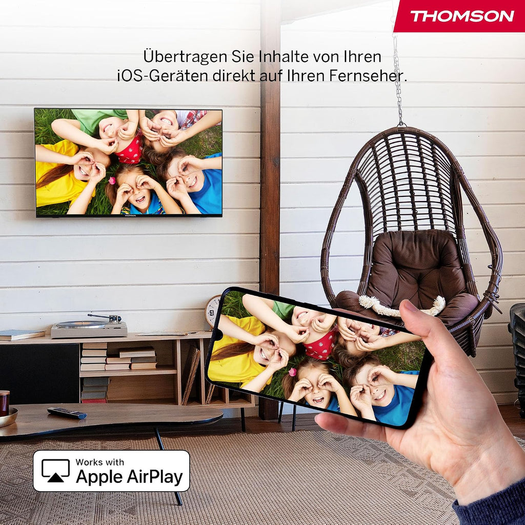 Thomson TV 50 tum (126 cm) 4K UHD Smart Fire TV, Alexa Röststyrning, Trippel tuner (DVB-T/T2/C/S/S2), Dolby Vision, Dolby Atmos, HDR10, HDMI 2.1, WiFi, Bluetooth - 50UF4S35