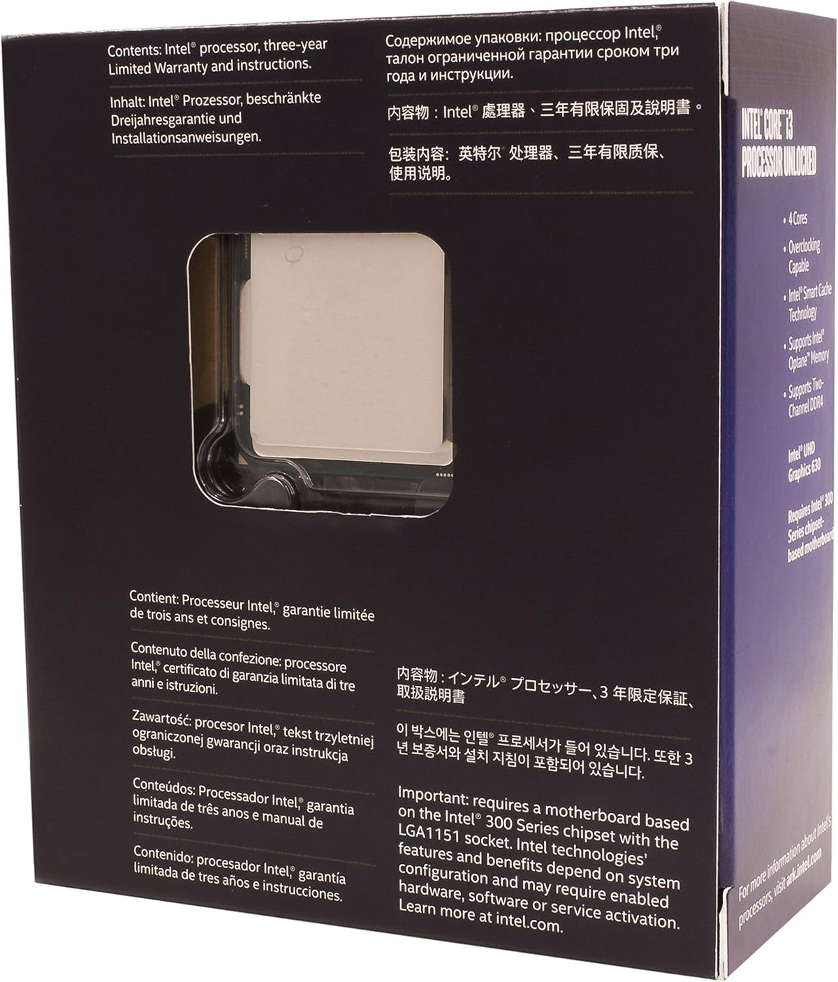 Intel Core i7-8700K processor (12 MB cache, upp till 6 kärnor, 3,70 GHz)