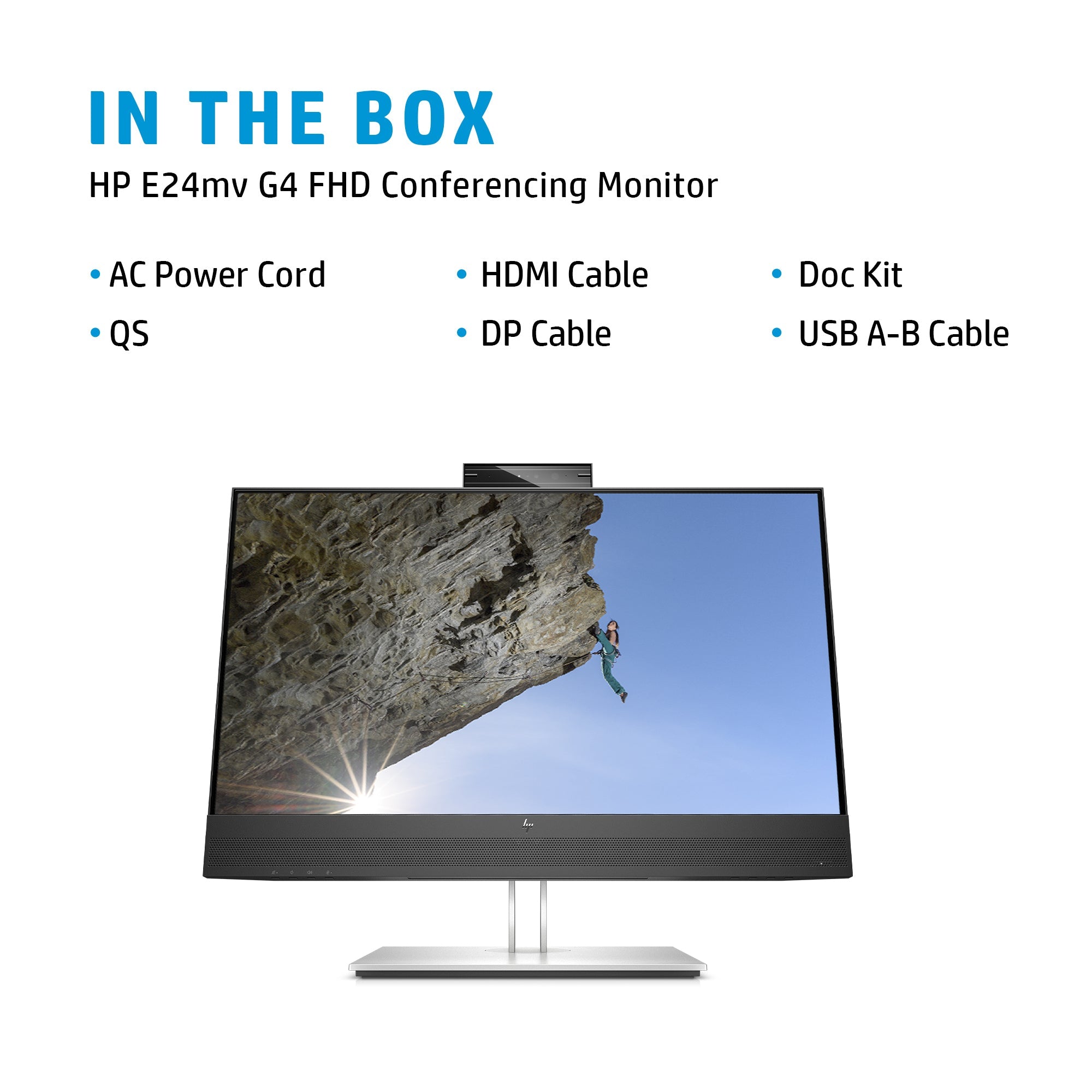 HP E24mv G4 FHD Conferencing Monitor-4