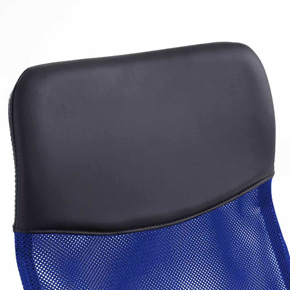 Ergonomické kancelárske kreslo s vysokou opierkou,  3 rôzne farby- modré-2