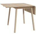 Table de cuisine pliable table à manger pliante avec plateau rabattable en bois pour 2 à 4 personnes bois naturel-0