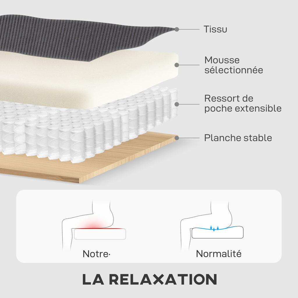 Canapé d'angle convertible en velours côtelé, canapé-lit 3 places avec rangement caché, coussins, 205x135x76cm, gris-6