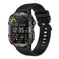 Smart Watch Fitness Bluetooth Call Waterproof (Black)-0
