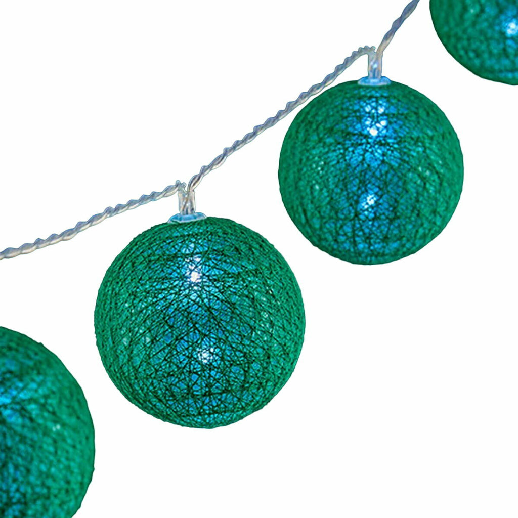 Wreath of LED Balls Krist+ Green 2 m Ø 5 cm-1